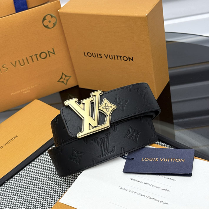 最高級ルイヴィトンスーパーコピー Louis Vuitton 本革 幅4cm ビジネス レザーベルト 12色から選べます 2633547 ヴィトン ベルト メンズ - 画像 (13)