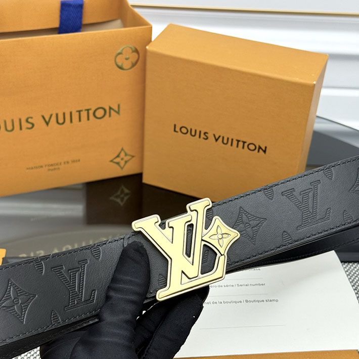 最高級ルイヴィトンスーパーコピー Louis Vuitton 本革 幅4cm ビジネス レザーベルト 12色から選べます 2633547 ヴィトン ベルト メンズ - 画像 (11)
