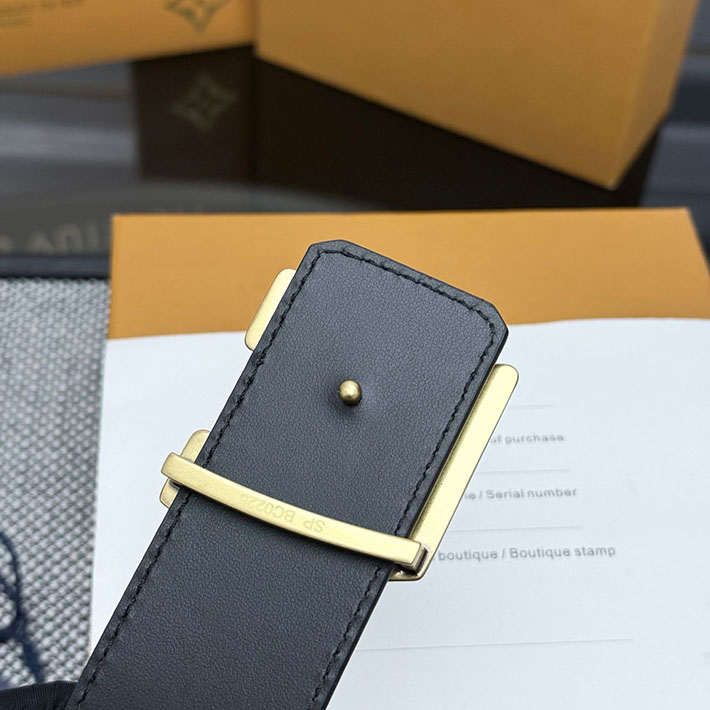 最高級ルイヴィトンスーパーコピー Louis Vuitton 本革 幅4cm ビジネス レザーベルト 12色から選べます 2633547 ヴィトン ベルト メンズ - 画像 (9)