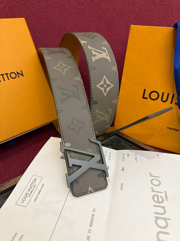 最高級ルイヴィトンスーパーコピー Louis Vuitton 本革 幅4cm ビジネス レザーベルト 3色から選べます 2633549 ルイヴィトンベルトコピー - 画像 (8)