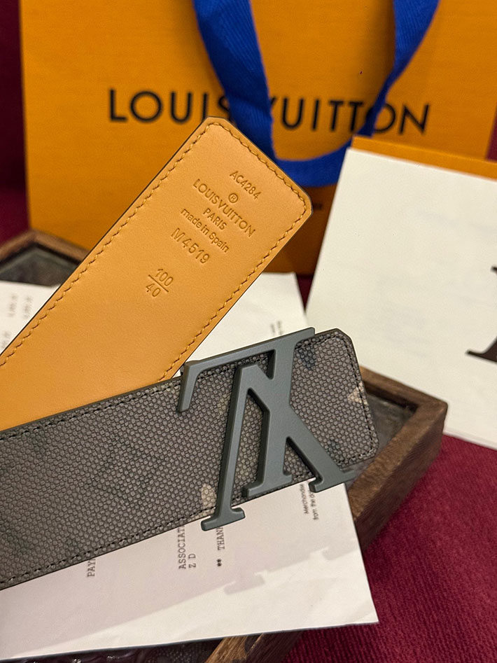 最高級ルイヴィトンスーパーコピー Louis Vuitton 本革 幅4cm ビジネス レザーベルト 3色から選べます 2633549 ルイヴィトンベルトコピー - 画像 (7)