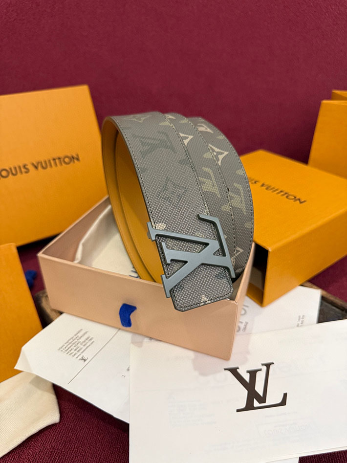 最高級ルイヴィトンスーパーコピー Louis Vuitton 本革 幅4cm ビジネス レザーベルト 3色から選べます 2633549 ルイヴィトンベルトコピー - 画像 (4)