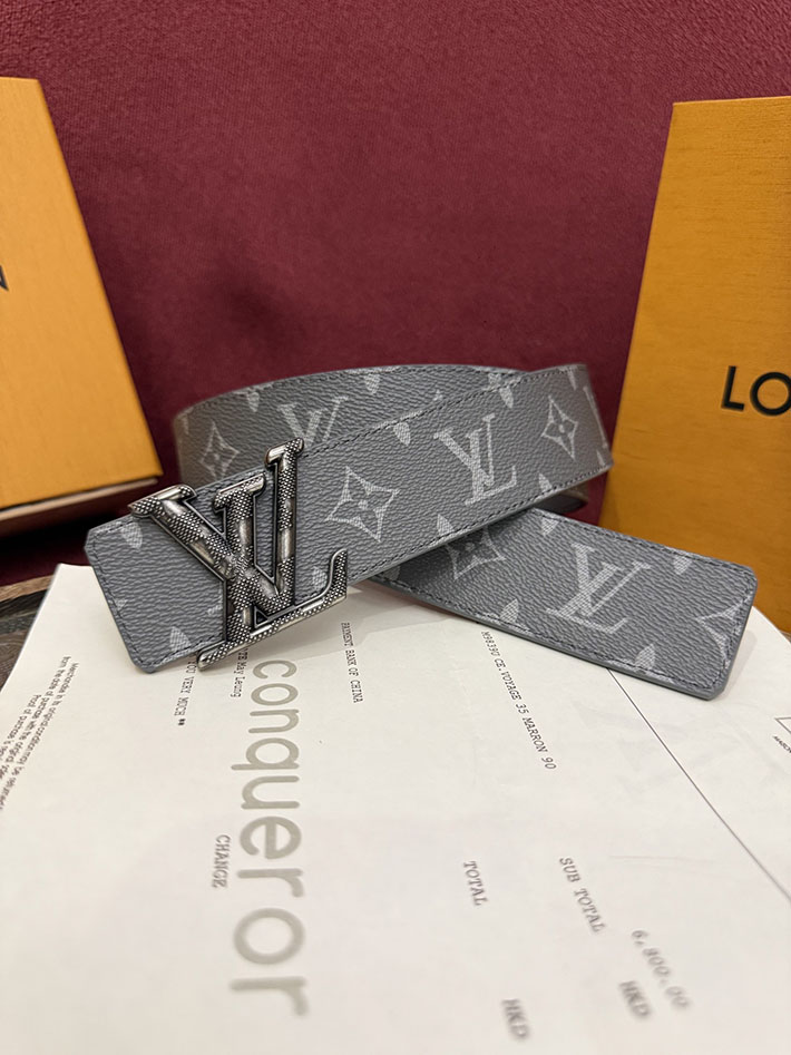最高級ルイヴィトンスーパーコピー Louis Vuitton 本革 幅4cm ビジネス レザーベルト 3色から選べます 2633549 ルイヴィトンベルトコピー - 画像 (3)