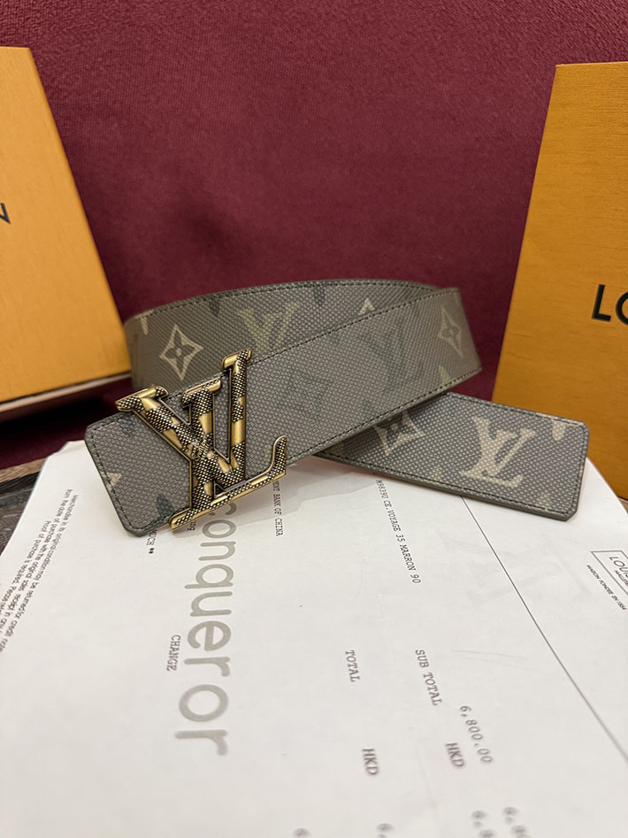 最高級ルイヴィトンスーパーコピー Louis Vuitton 本革 幅4cm ビジネス レザーベルト 3色から選べます 2633549 ルイヴィトンベルトコピー - 画像 (2)