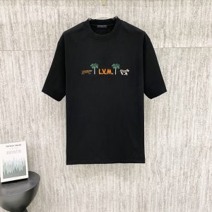 ルイヴィトン メンズTシャツ 黒