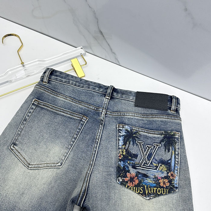 最高級ルイヴィトンスーパーコピー Louis Vuitton 2026年新作デニムショーツ - ハイエンドカスタマイズ clothes202600558 ルイ・ヴィトン デニムショーツ メンズ - 画像 (5)