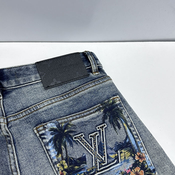 最高級ルイヴィトンスーパーコピー Louis Vuitton 2026年新作デニムショーツ - ハイエンドカスタマイズ clothes202600558 ルイ・ヴィトン デニムショーツ メンズ - 画像 (4)