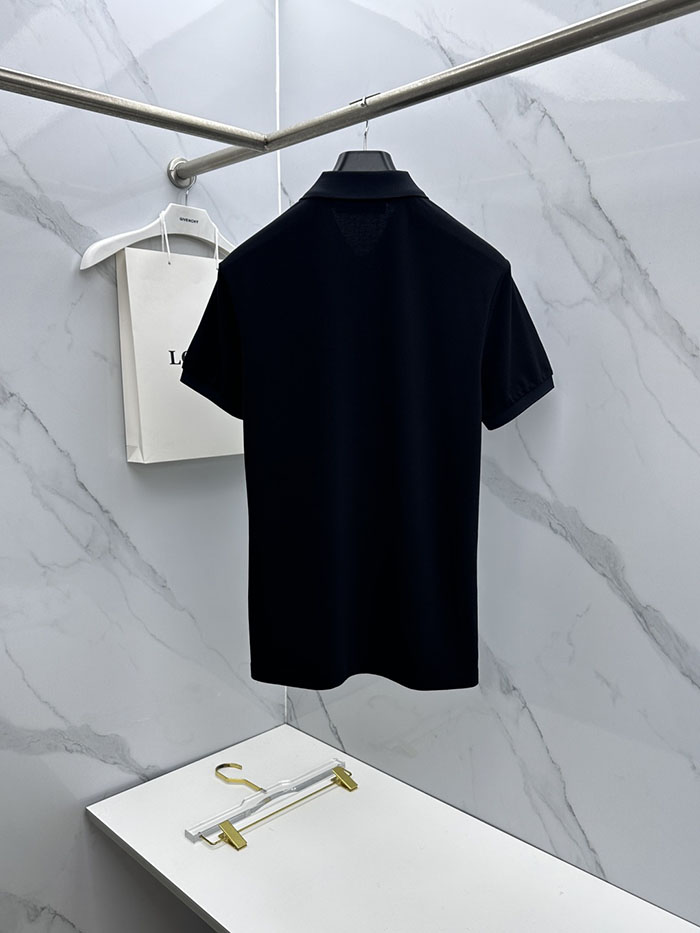 最高級ルイヴィトンスーパーコピー Louis Vuitton コットン 新作 春夏用 襟付き半袖ポロシャツ clothes202600568 ルイヴィトン メンズポロシャツ 黒 - 画像 (8)