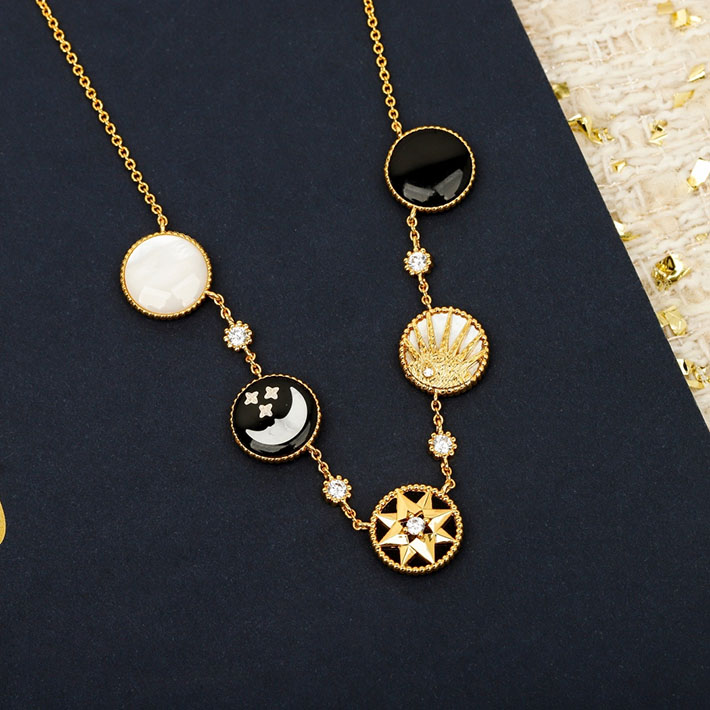 最高級ディオールスーパーコピー Dior Rose des Vents & Rose Céleste ネックレス JSAM95010_0000 ディオール ネックレス コピー - 画像 (6)