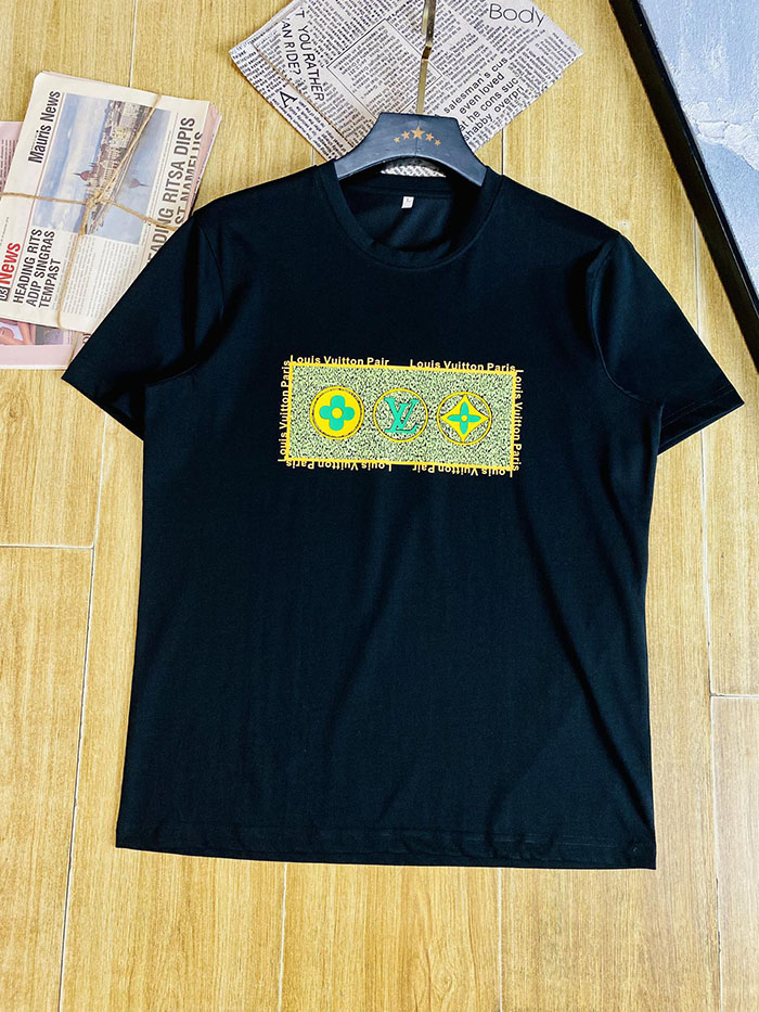 最高級ルイヴィトンスーパーコピー Louis Vuitton コットン 2026年最新プラスサイズ半袖Tシャツclothes202600587 メンズオーバーサイズTシャツ アウトレット - 画像 (3)