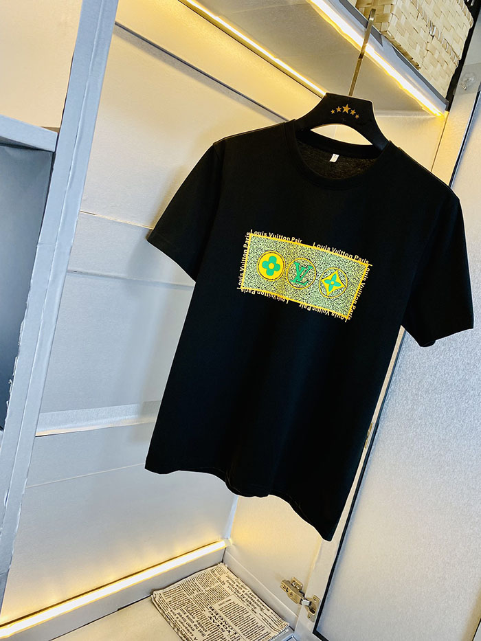 最高級ルイヴィトンスーパーコピー Louis Vuitton コットン 2026年最新プラスサイズ半袖Tシャツclothes202600587 メンズオーバーサイズTシャツ アウトレット - 画像 (9)
