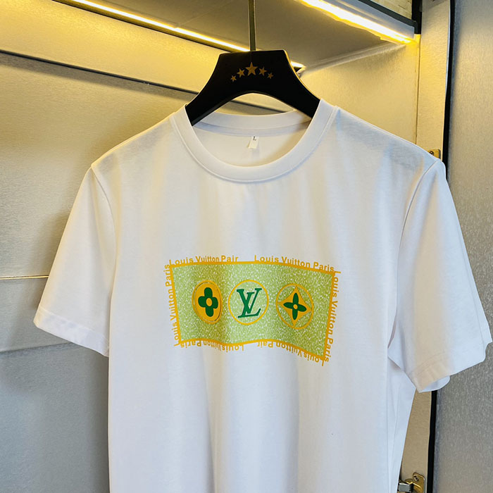 最高級ルイヴィトンスーパーコピー Louis Vuitton コットン 2026年最新プラスサイズ半袖Tシャツclothes202600587 メンズオーバーサイズTシャツ アウトレット - 画像 (5)