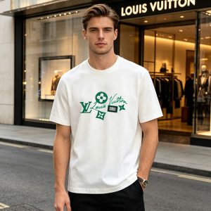ルイヴィトンメンズ白Tシャツ