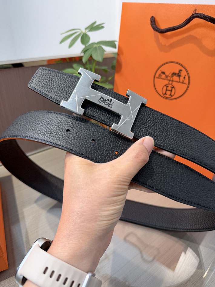 最高級エルメススーパーコピー HERMES コンスタンス ギヨシェ ギロッシュ Hベルト リバーシブル 2633594 エルメス ベルト コンスタンス - 画像 (4)