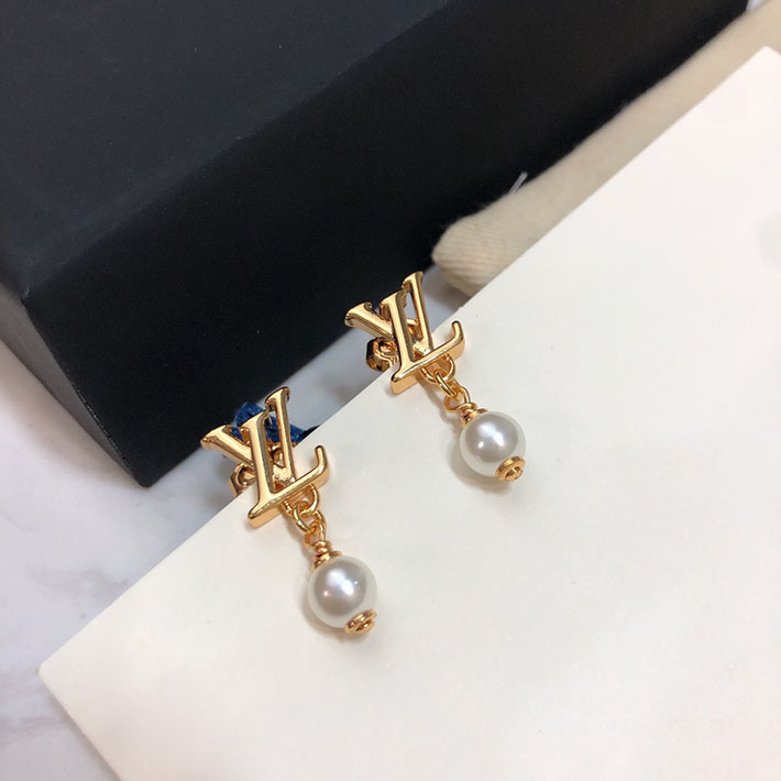 最高級ルイヴィトンスーパーコピー Louis Vuitton ピアス・LV アイコニック ルイザ M01585 ルイヴィトン ピアス パール - 画像 (4)