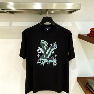 ルイヴィトン メンズ Tシャツ 黒