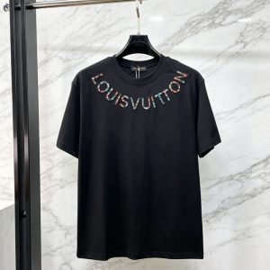 ルイヴィトン メンズTシャツ 黒