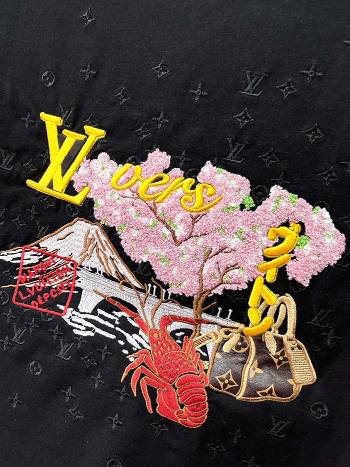 最高級ルイヴィトンスーパーコピー Louis Vuitton 2026年春夏新作 🐫 クルーネック ピュアコットン 半袖Tシャツ clothes202600625 ルイヴィトン メンズ黒Tシャツ 新作 - 画像 (10)