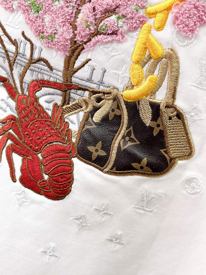 最高級ルイヴィトンスーパーコピー Louis Vuitton 2026年春夏新作 🐫 クルーネック ピュアコットン 半袖Tシャツ clothes202600626 ルイヴィトン メンズ白Tシャツ 新作 - 画像 (7)