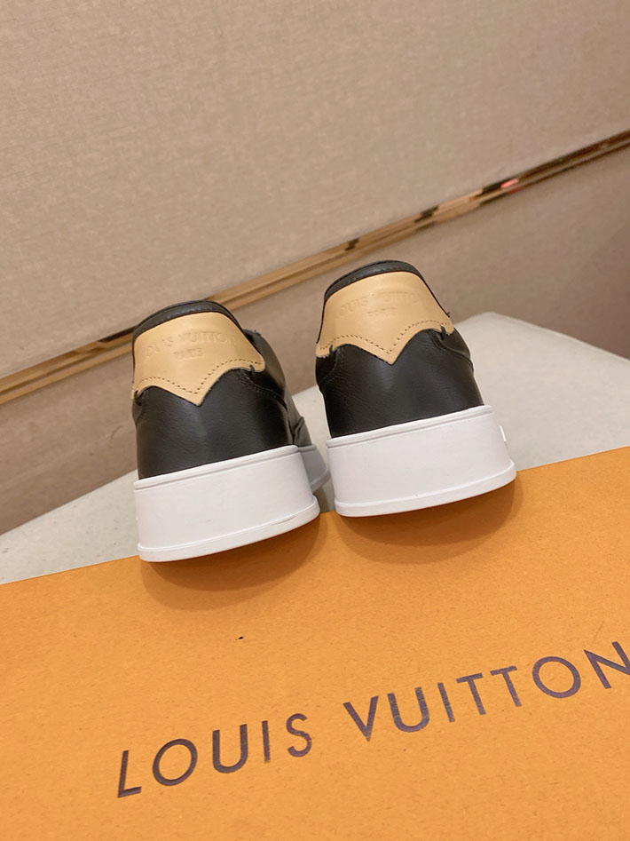 最高級ルイヴィトンスーパーコピー Louis Vuitton LV フラッシュ スニーカー ノワール 1AJA38 ルイヴィトンスニーカーメンズ - 画像 (3)