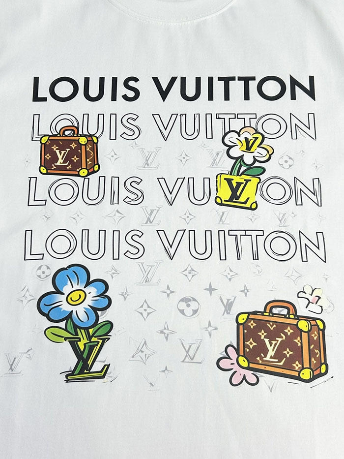 最高級ルイヴィトンスーパーコピー Louis Vuitton コットン 2026年新作 最高品質のブティックTシャツ clothes202600635 ルイヴィトン メンズ 白Tシャツ 新作 - 画像 (10)