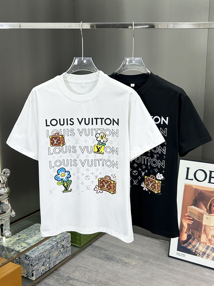 最高級ルイヴィトンスーパーコピー Louis Vuitton コットン 2026年新作 最高品質のブティックTシャツ clothes202600635 ルイヴィトン メンズ 白Tシャツ 新作 - 画像 (8)