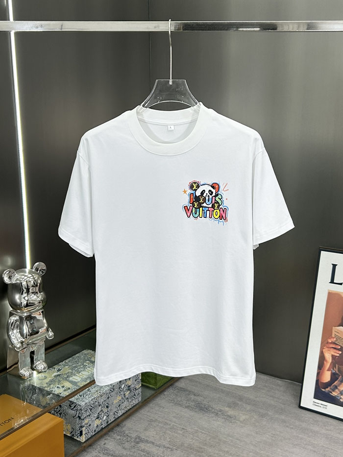 最高級ルイヴィトンスーパーコピー Louis Vuitton コットン 2026年新作 最高品質のブティックTシャツ clothes202600636 ルイヴィトン メンズ 白Tシャツ 新作 - 画像 (2)