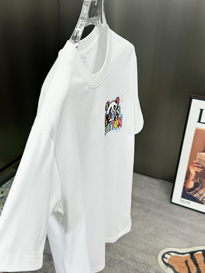 最高級ルイヴィトンスーパーコピー Louis Vuitton コットン 2026年新作 最高品質のブティックTシャツ clothes202600636 ルイヴィトン メンズ 白Tシャツ 新作 - 画像 (7)