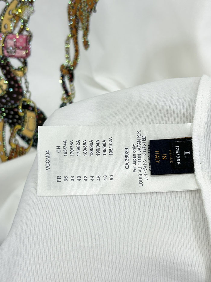 最高級ルイヴィトンスーパーコピー Louis Vuitton コットン 2026年新作 最高品質のブティックTシャツ 最高級の職人技 clothes202600637 ルイヴィトン メンズ Tシャツ 最高新作 - 画像 (5)