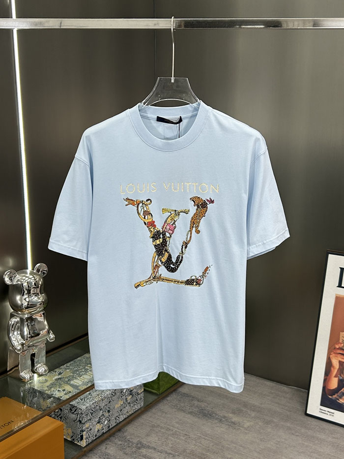 最高級ルイヴィトンスーパーコピー Louis Vuitton コットン 2026年新作 最高品質のブティックTシャツ 最高級の職人技 clothes202600637 ルイヴィトン メンズ Tシャツ 最高新作 - 画像 (10)