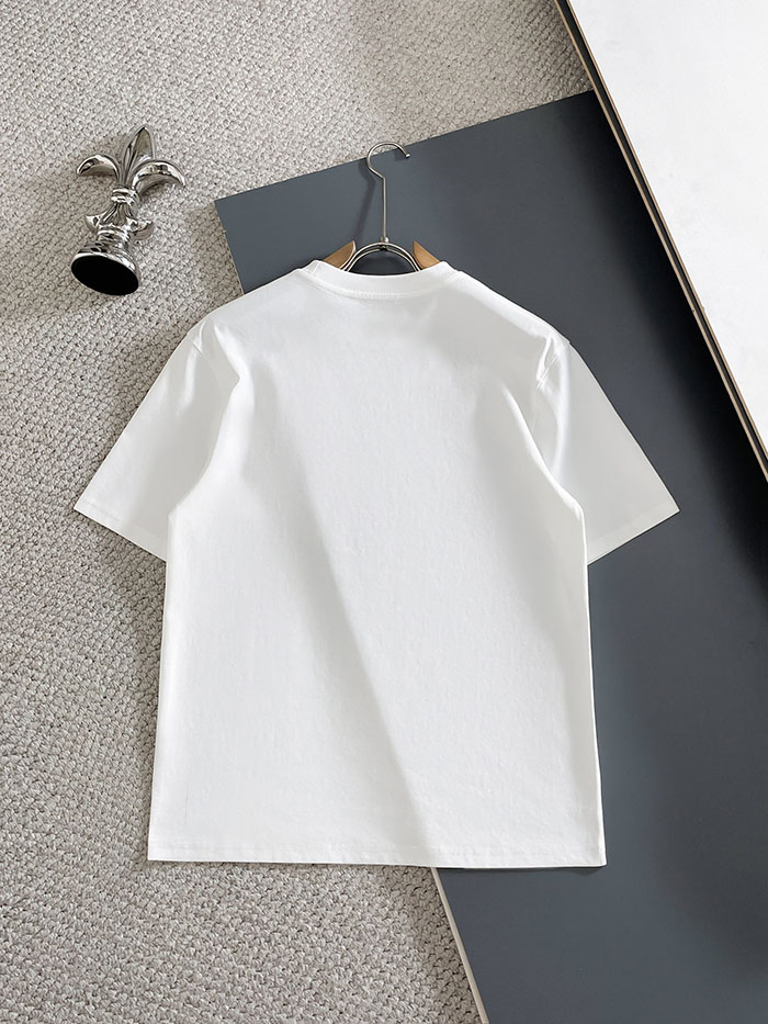 最高級ルイヴィトンスーパーコピー Louis Vuitton 2026年春夏新作 マーセライズドコットン半袖Tシャツ clothes202600640 ルイヴィトン 白Tシャツ 安い - 画像 (3)