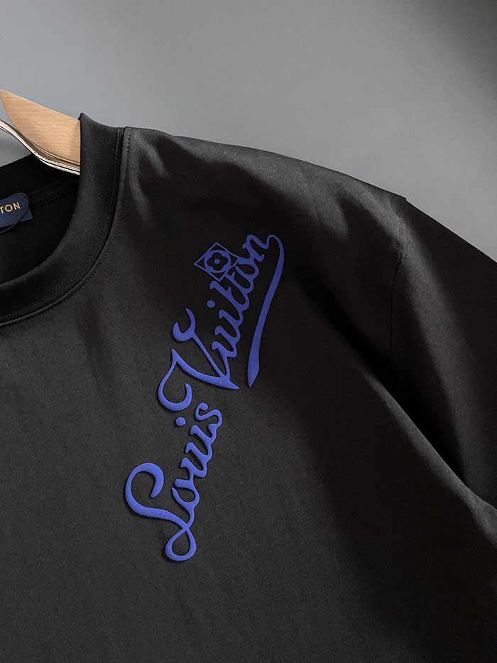 最高級ルイヴィトンスーパーコピー Louis Vuitton 2026年春夏新作 マーセライズドコットン半袖Tシャツ clothes202600641 ルイヴィトン 黒Tシャツ 安い - 画像 (6)