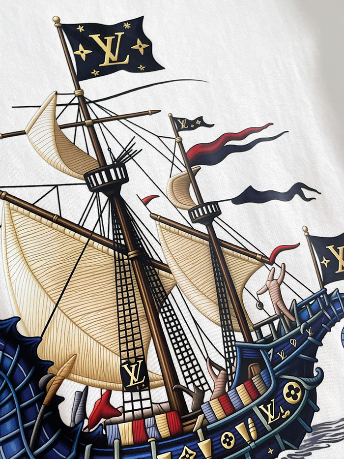 最高級ルイヴィトンスーパーコピー Louis Vuitton 2026年春夏新作 マーセライズドコットン半袖Tシャツ clothes202600643 ルイヴィトン 白Tシャツ 新作 - 画像 (10)