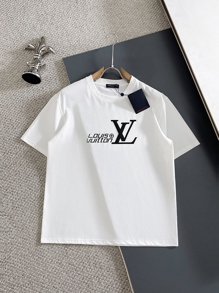 ルイヴィトン メンズ純綿Tシャツ 新作