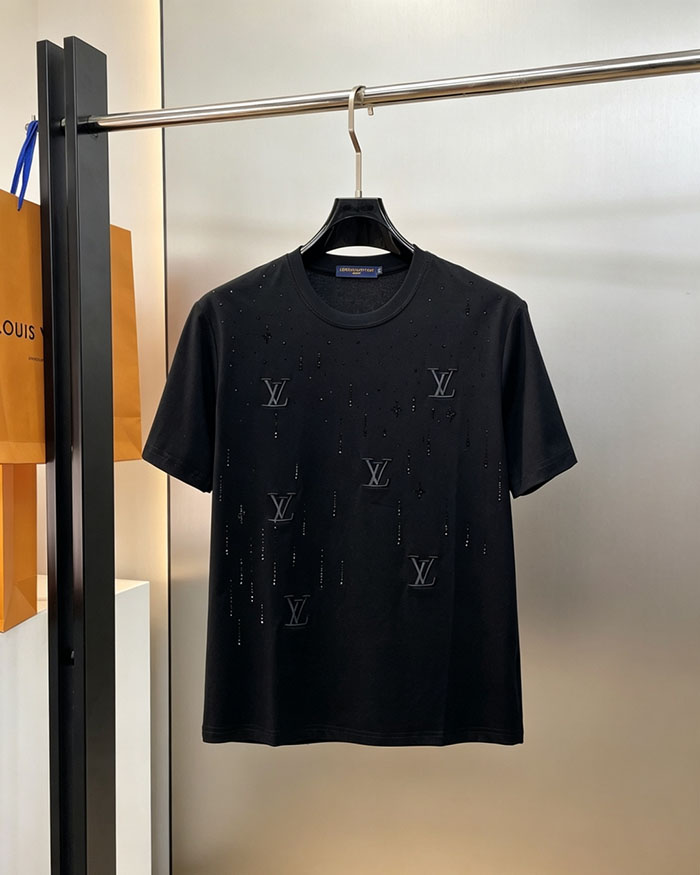 最高級ルイヴィトンスーパーコピー Louis Vuitton 2026年春夏新作:ピュアコットン クルーネック 半袖Tシャツ clothes202600653 ルイヴィトン Tシャツ タグ - 画像 (2)
