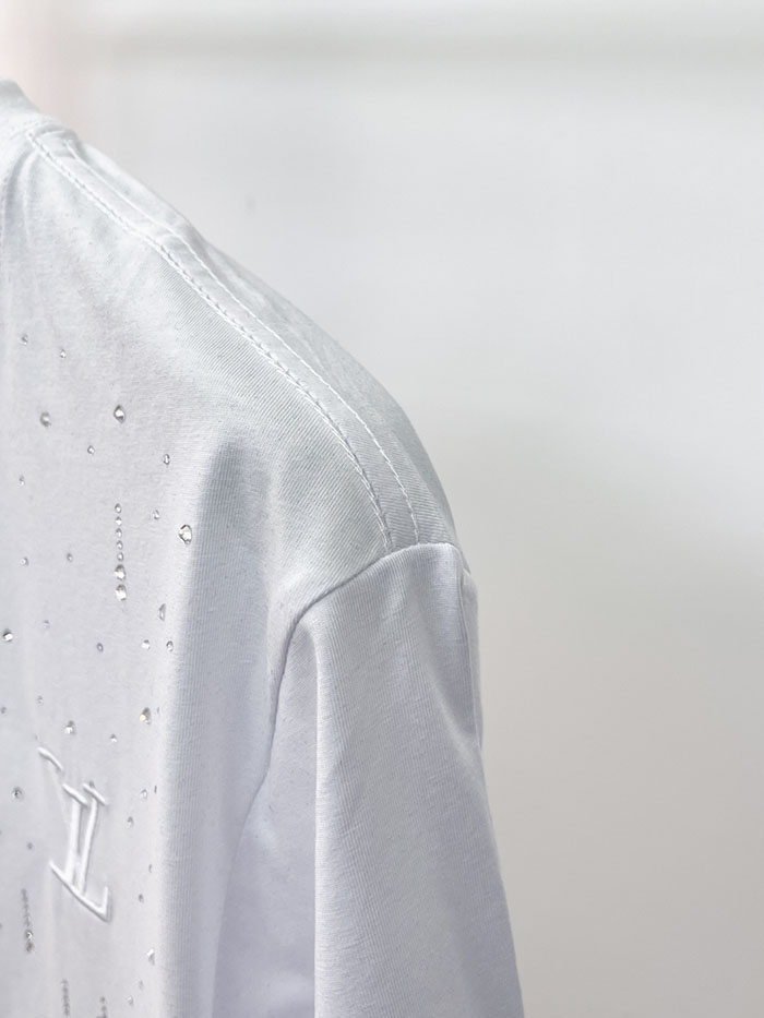 最高級ルイヴィトンスーパーコピー Louis Vuitton 2026年春夏新作:ピュアコットン クルーネック 半袖Tシャツ clothes202600653 ルイヴィトン Tシャツ タグ - 画像 (9)