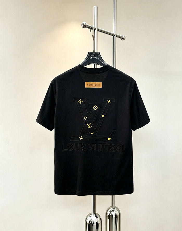 最高級ルイヴィトンスーパーコピー Louis Vuitton 2026年春夏新作:ピュアコットン クルーネック 半袖Tシャツ clothes202600654 メンズ ルイヴィトン Tシャツ 白 - 画像 (4)