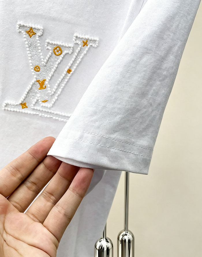 最高級ルイヴィトンスーパーコピー Louis Vuitton 2026年春夏新作:ピュアコットン クルーネック 半袖Tシャツ clothes202600654 メンズ ルイヴィトン Tシャツ 白 - 画像 (12)