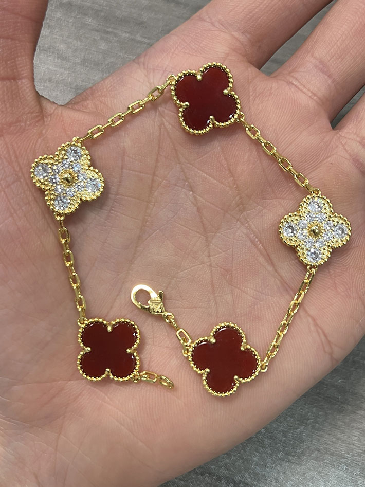 最高級ヴァンクリーフスーパーコピー VAN CLEEF&ARPELS スウィート アルハンブラ ウォッチ カーネリアン VCARPBLY00 ヴァンクリーフアーペル スーパーコピー - 画像 (2)