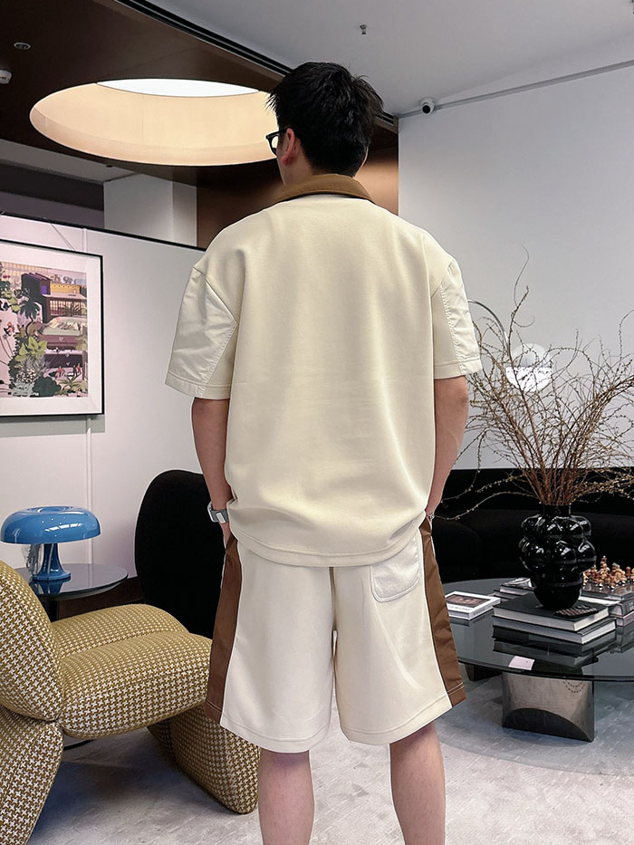 最高級ルイヴィトンスーパーコピー Louis Vuitton 2026年夏最新クラシックデザイン ポロシャツ&ショーツセット clothes202600659 ポロシャツ 短パン 男女兼用 - 画像 (2)
