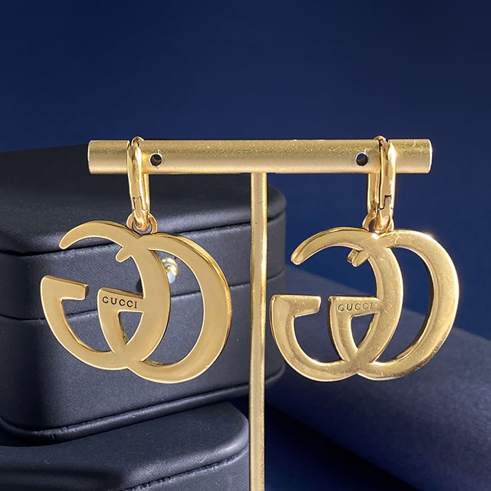 グッチ直営アウトレット店 GUCCI ダブルG ミニ ピアス 2026新作 ゴールドトーン 864803 I4600 0912 グッチ ピアス ゴールド - 画像 (6)
