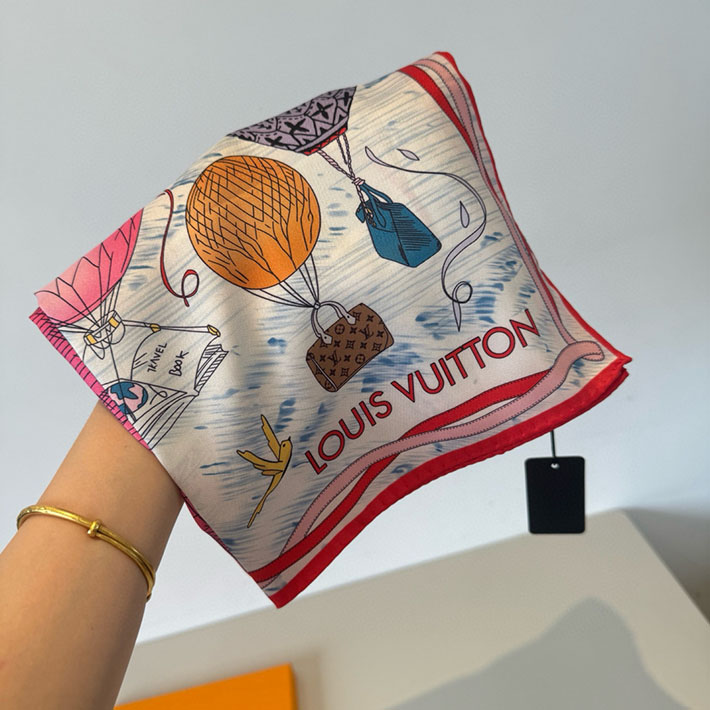 最高級ルイヴィトンスーパーコピー Louis Vuitton カレ90・アップ アンド アウェイ ブルー M77662 ルイヴィトンスカーフコピー - 画像 (7)