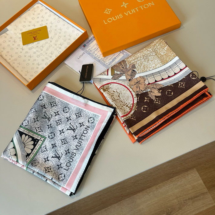 最高級ルイヴィトンスーパーコピー Louis Vuitton カレ90・マル メルヴェイユーズ マロンフォンセ M92998 ルイヴィトン スカーフ 新作 - 画像 (8)
