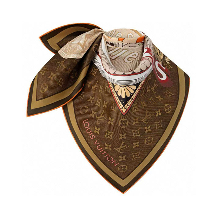 最高級ルイヴィトンスーパーコピー Louis Vuitton カレ90・マル メルヴェイユーズ マロンフォンセ M92998 ルイヴィトン スカーフ 新作 - 画像 (6)