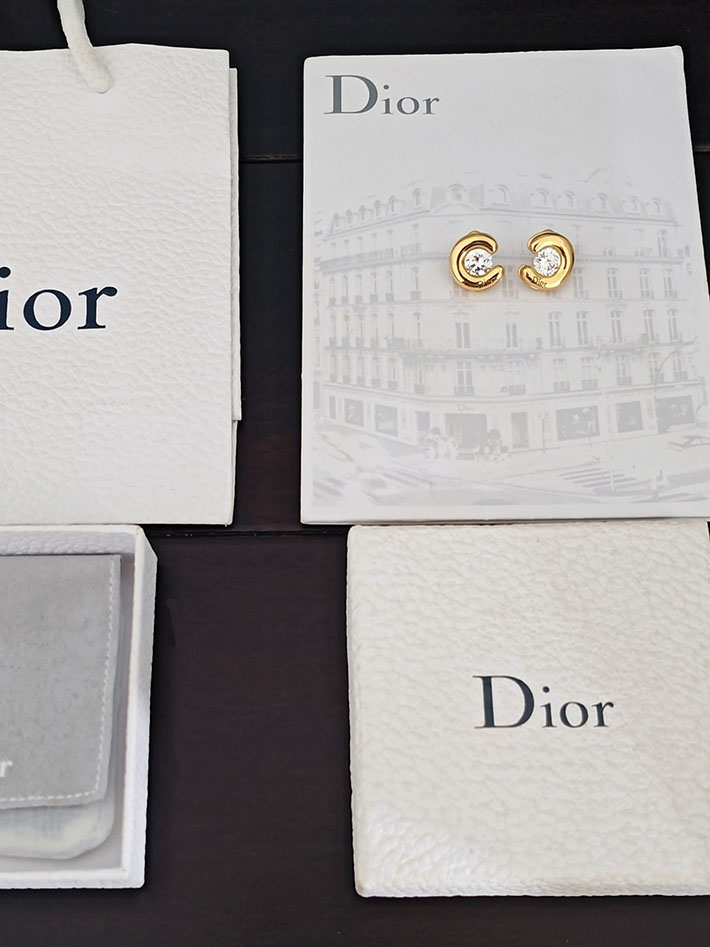 最高級ディオールピアスコピー Dior Rocks ピアス メタル & クリスタル E4684WOMZI_D301 ディオール ピアス 人気 - 画像 (3)