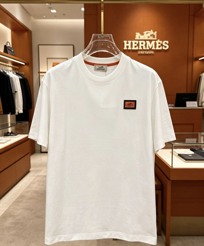 エルメス メンズ Tシャツ 白