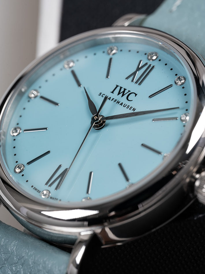 最高級IWCスーパーコピー アイダブリューシー ポートフィノ・オートマティック 34 ブルー IW357416 Iwc レディース ポート フィノ - 画像 (7)