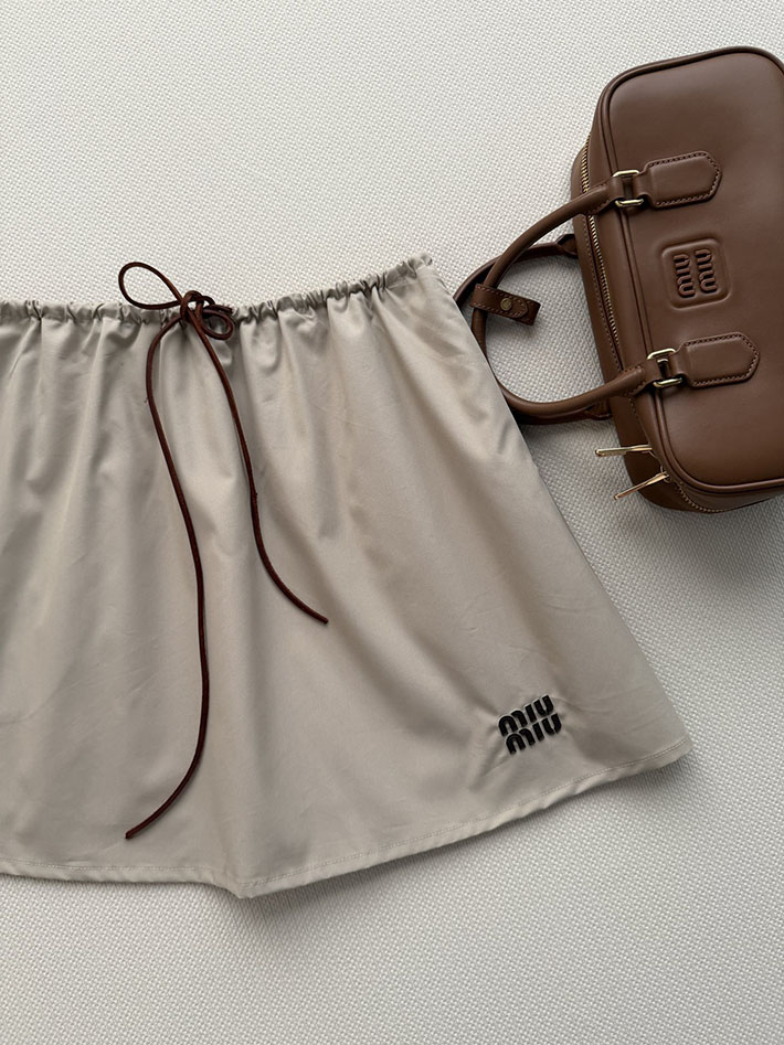 最高級ミュウミュウ服コピー MiuMiu パナマコットン スカート ライムストーン MG2696_12NS_F0A08 ミュウミュウ スカート - 画像 (5)