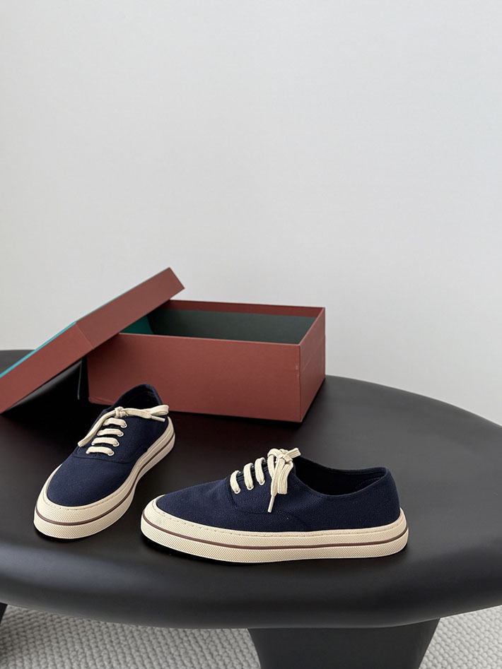 最高級ロロピアーナスーパーコピー Loro Piana ナンタケット・ウォーク・スニーカー ネイビー 2633813 ロロピアーナ スニーカー レディース - 画像 (9)