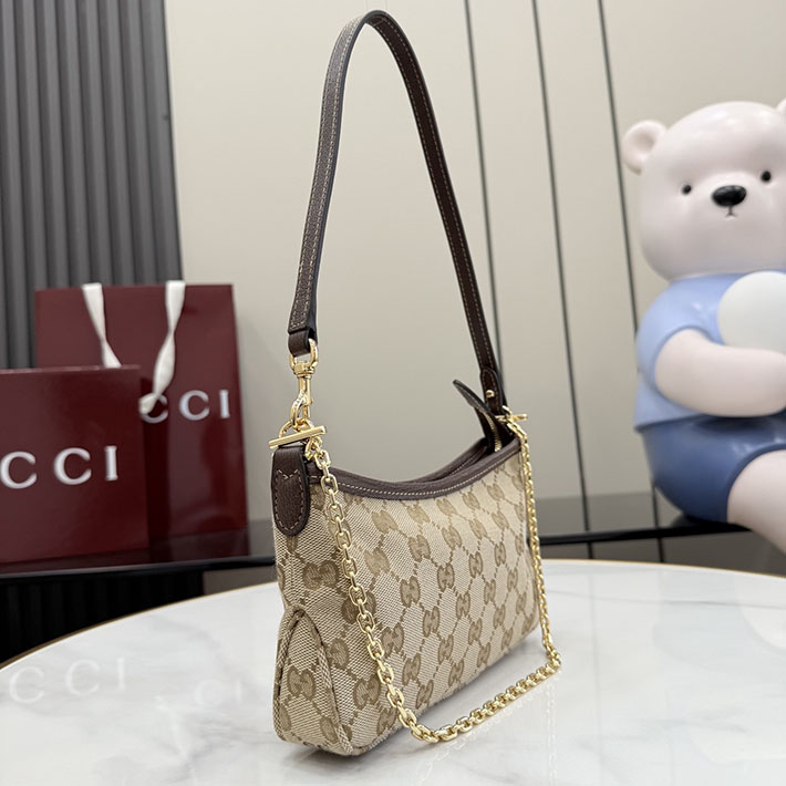 グッチ直営アウトレット店 GUCCI ゴシップ スモール ショルダーバッグ サンド ブラウン 875847 FAFY1 9651 グッチ バッグ アウトレット - 画像 (10)